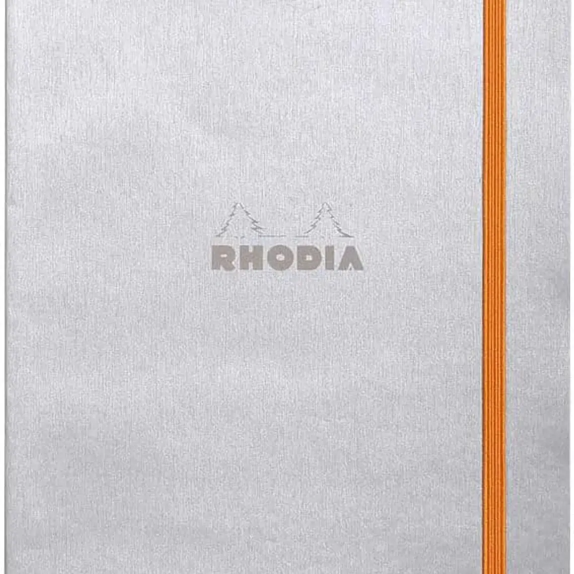 Rhodia Caderno e Bloco de Notas A5 Pautado Prata 1