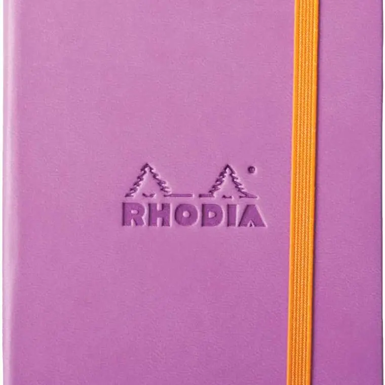 Rhodia Caderno e Bloco de Notas A6 Liso Lilás 1
