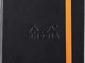 Rhodia Caderno e Bloco de Notas A6 Pautado negro