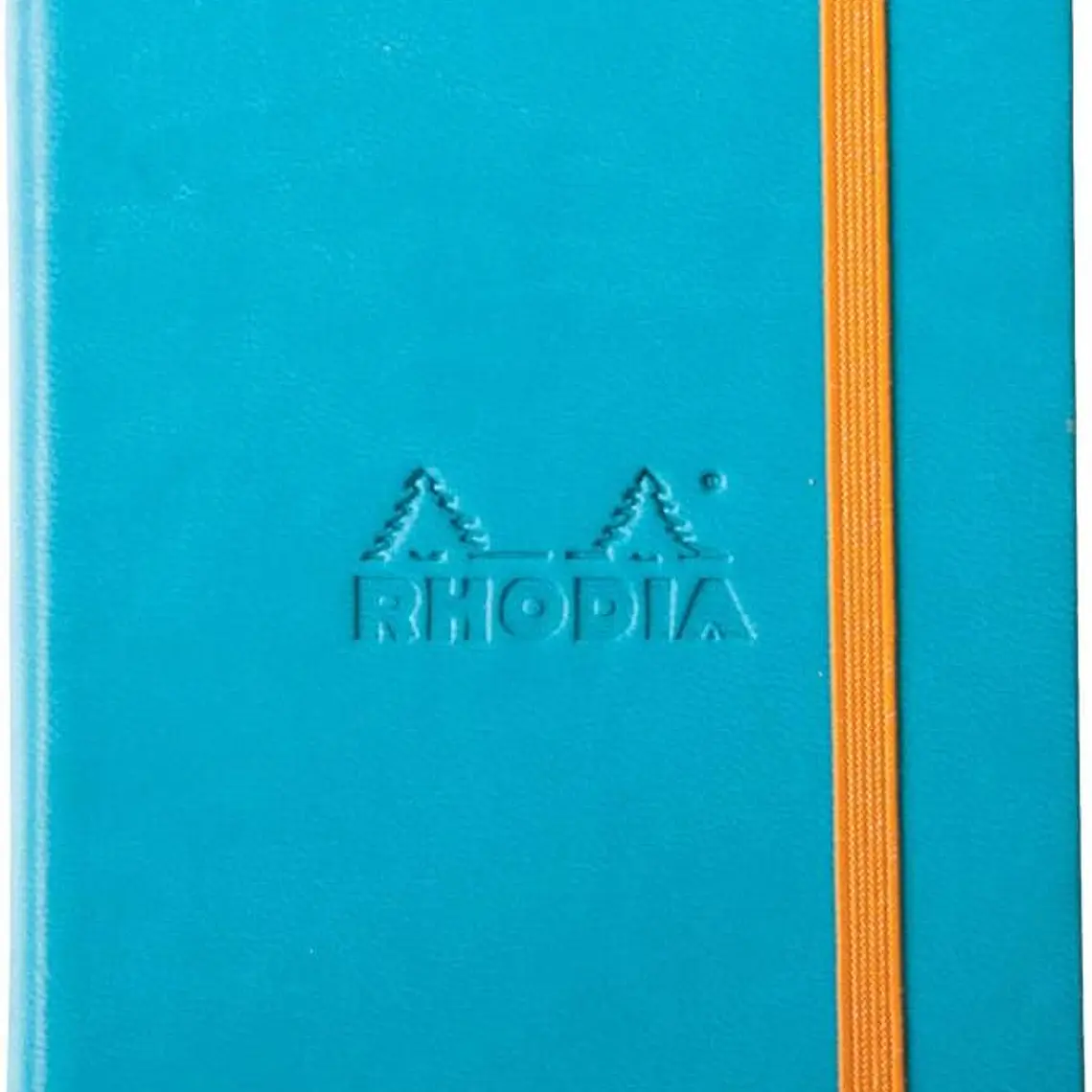 Rhodia Caderno e Bloco de Notas A6 Pautado Azul Turquesa 1