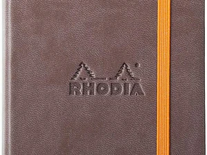 Rhodia Caderno e Bloco de Notas A6 Pautado Chocolate