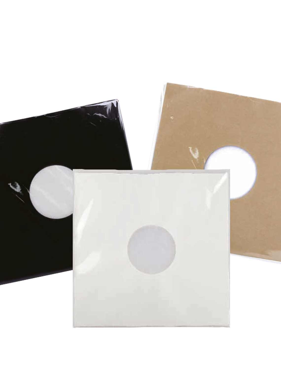 Fundas internas de papel con revestimiento de polietileno (discos de 12