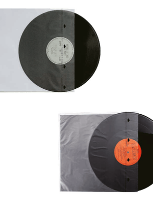 Fundas internas para discos (con inserto de papel de arroz)