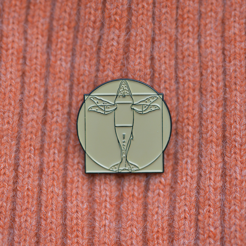 Pin Ballena Jorobada (vitruvio) 2