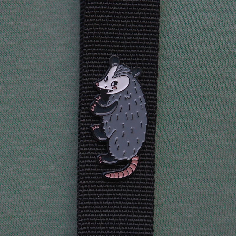 Pin Zarigüeya con crias (pack) 2