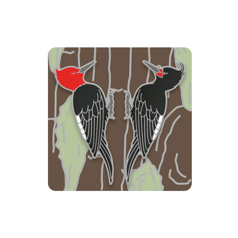 Pin Carpintero negro (pack) 1