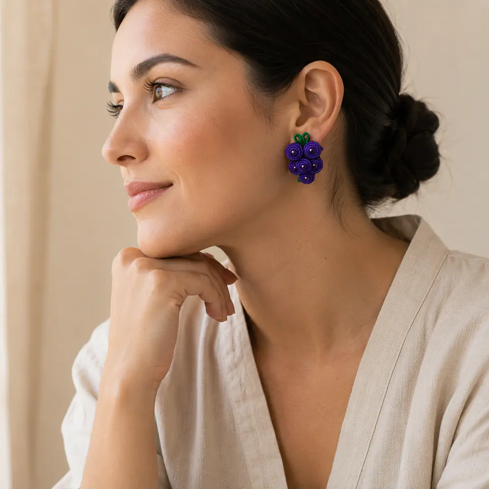 Aretes Uvas 2