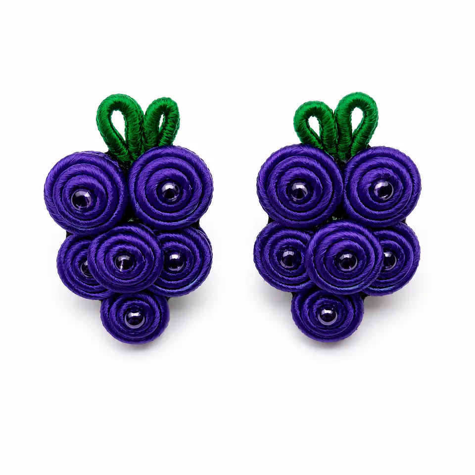 Aretes Uvas 4