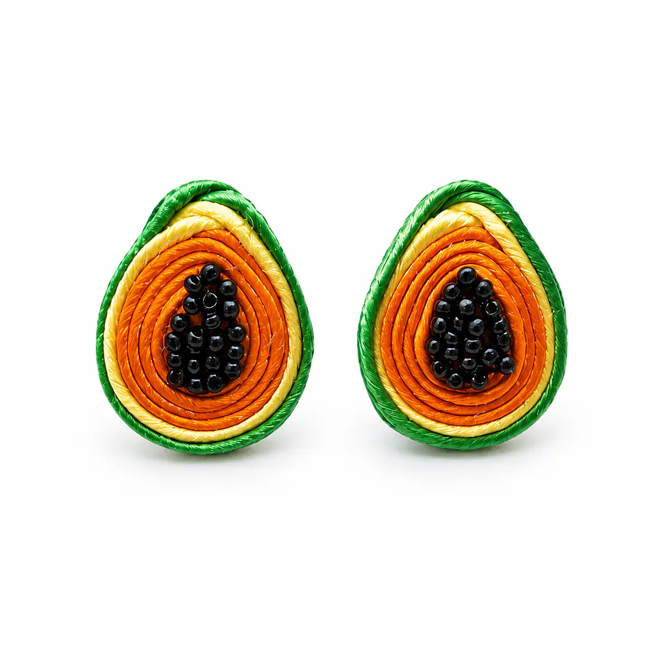 Aretes Papaya 4