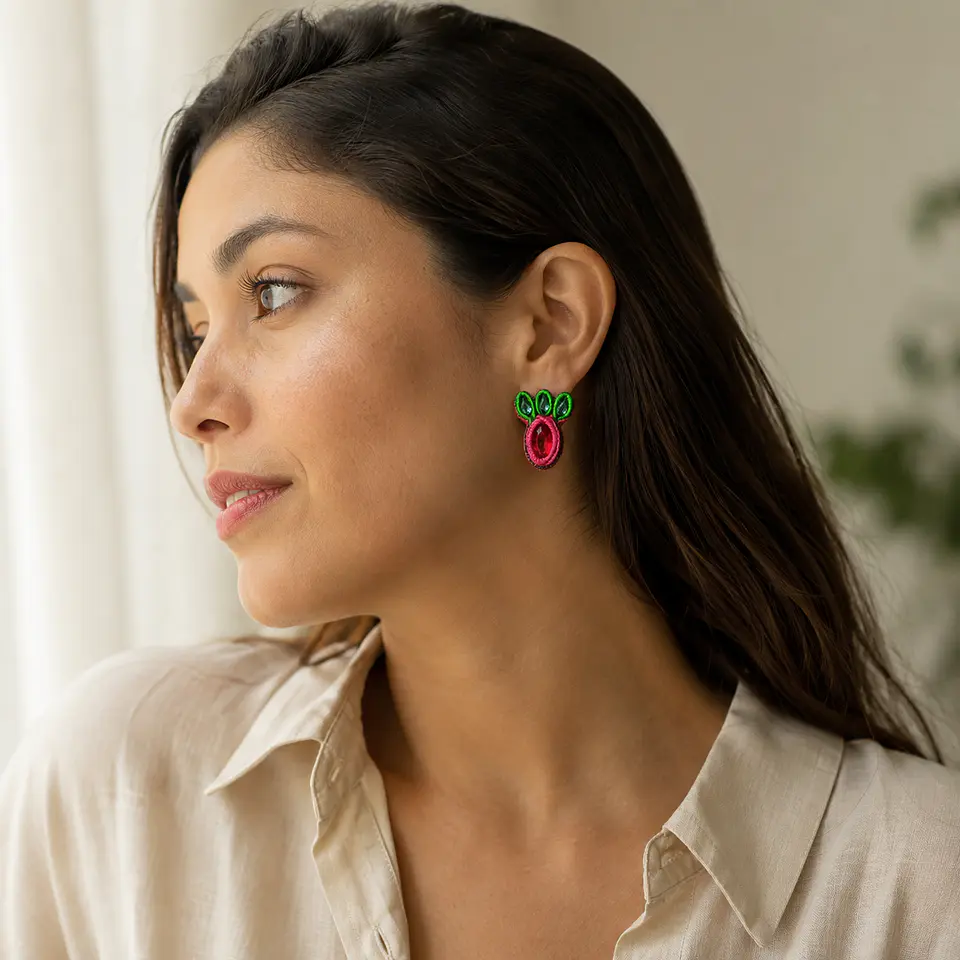 Aretes Fresas 3