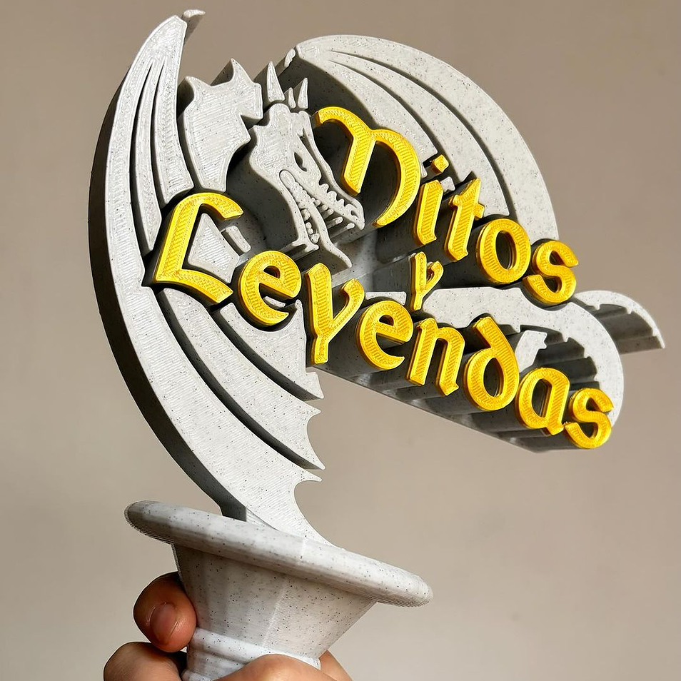 Galardón impreso en 3D 1