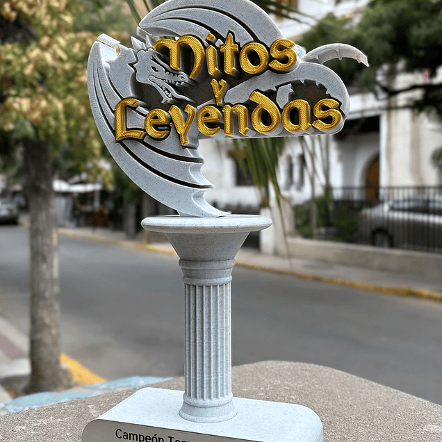 Galardón impreso en 3D 2