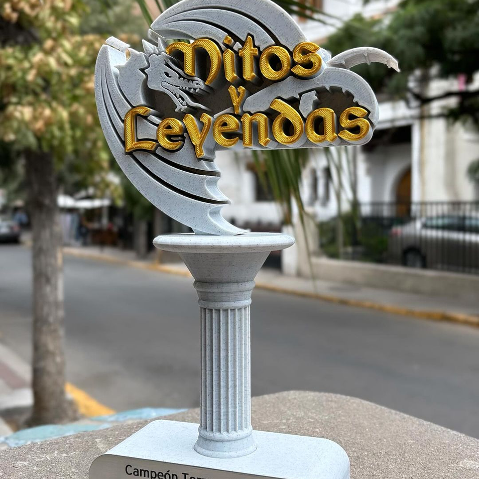 Galardón impreso en 3D 2