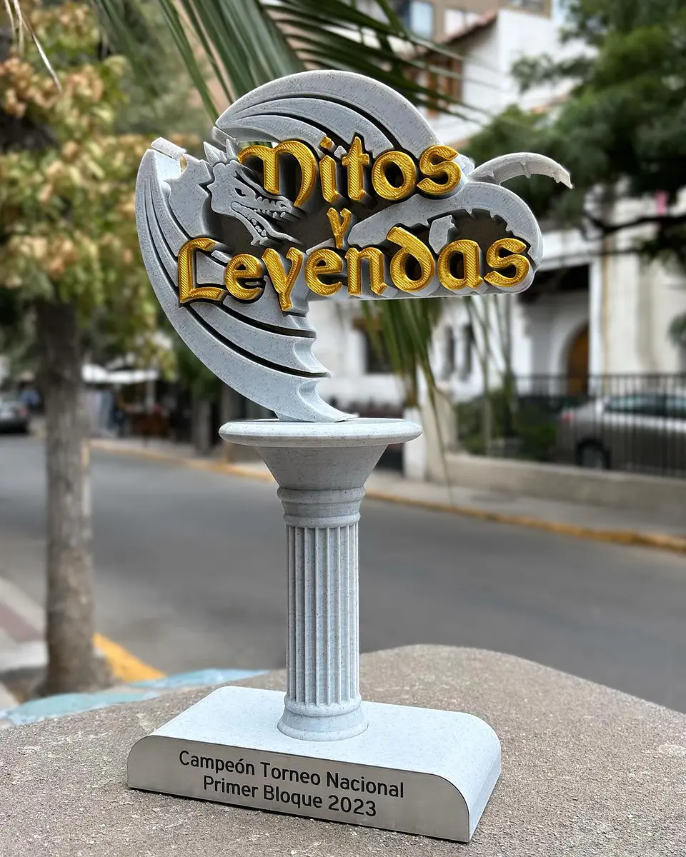 Trofeo 3D Personalizado 2