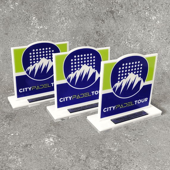 Galardón Personalizado de Acrílico Sublimado 4