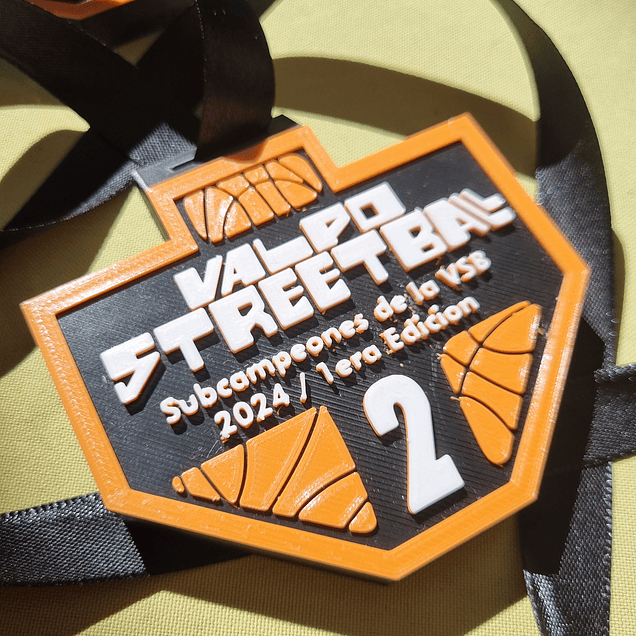 Medalla impresa en 3D 4