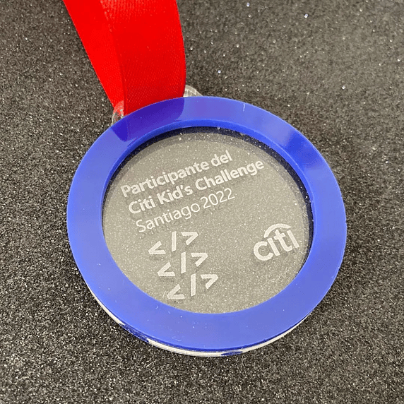 Medalla Circular de Acrílico 5