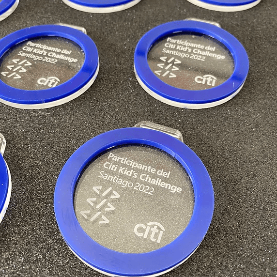 Medalla Circular de Acrílico 6