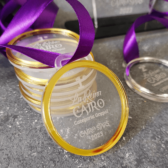Medalla Circular de Acrílico 4