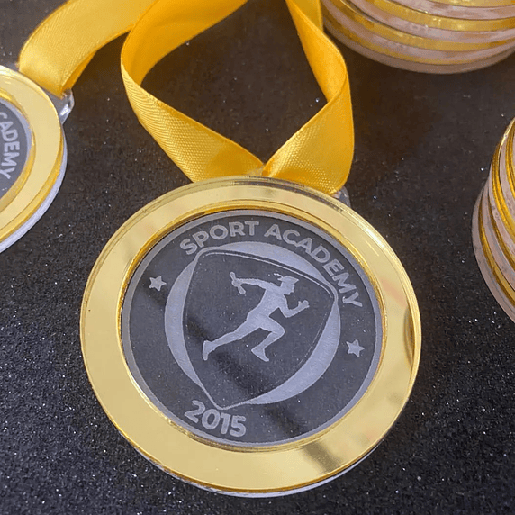 Medalla Circular de Acrílico 2