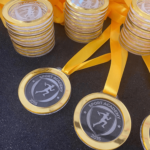 Medalla Circular de Acrílico 3