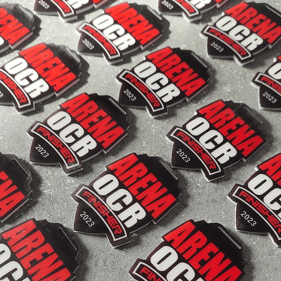 Medalla Forma Escudo de Acrílico Sublimado 5