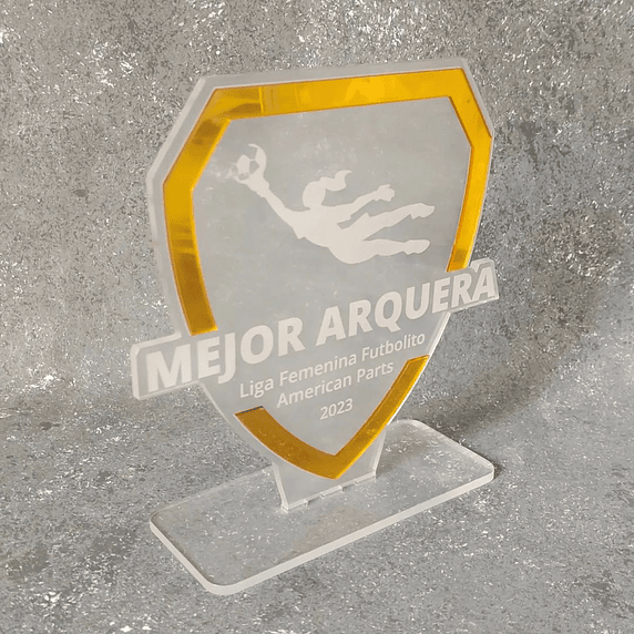 Galardón Escudo de Acrílico 3