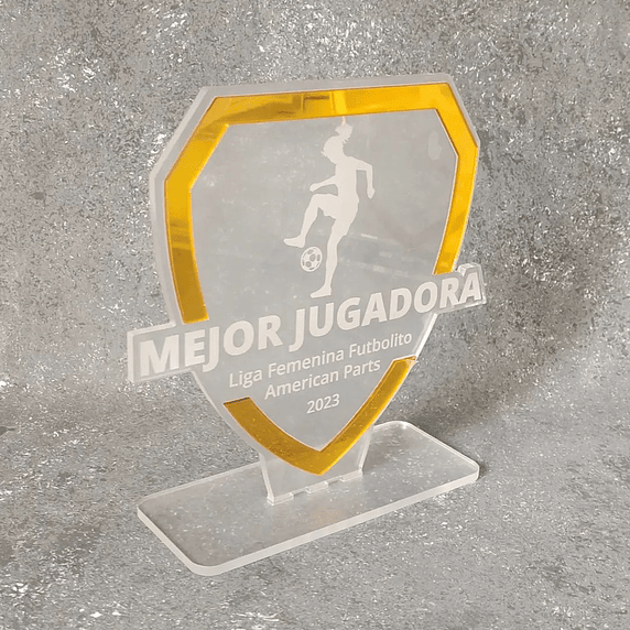 Galardón Escudo de Acrílico 4