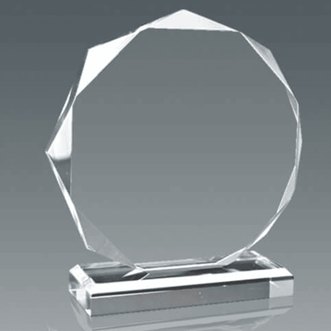 Galvano de Cristal Octagonal 10mm de Espesor 2