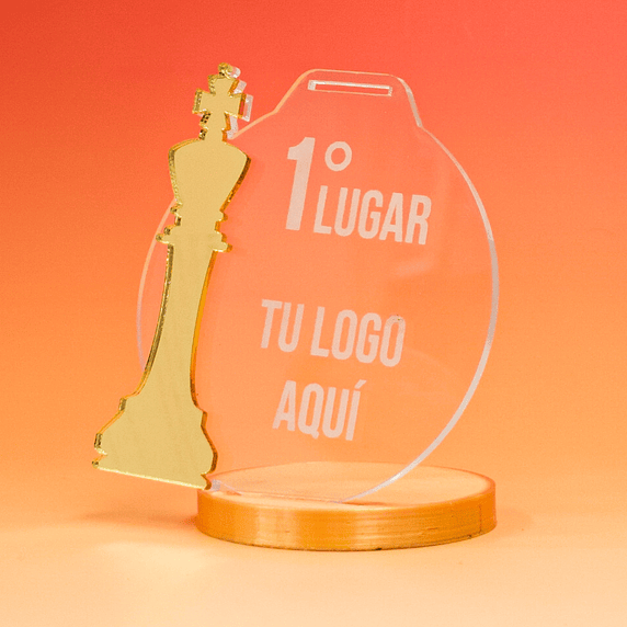 Medalla Ajedrez de Acrílico 2