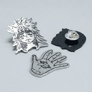 Pines de Acrílico Metalizado