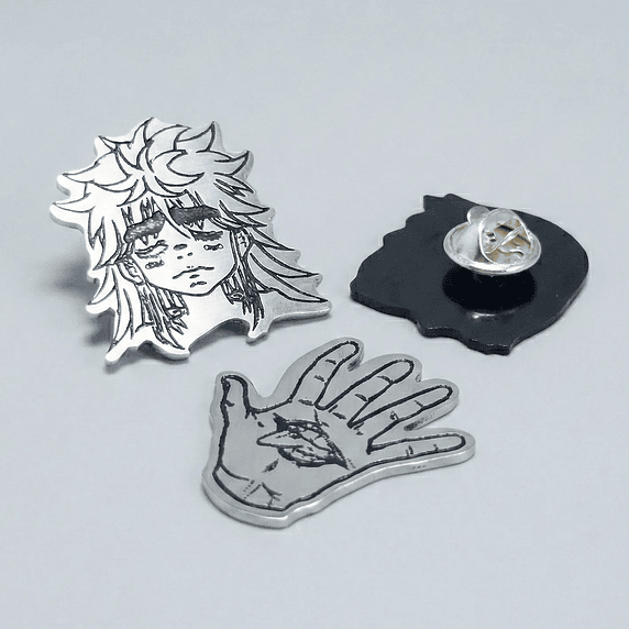 Pines de Acrílico Metalizado 1