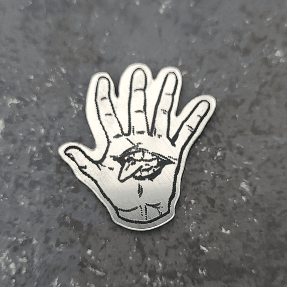 Pines de Acrílico Metalizado 2