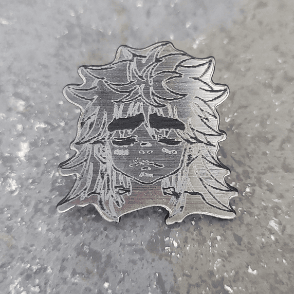 Pines de Acrílico Metalizado 3