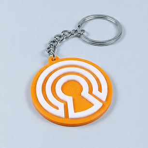 Llaveros por capas impresos en 3D