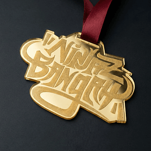 Medalla Forma Personalizada de Acrílico