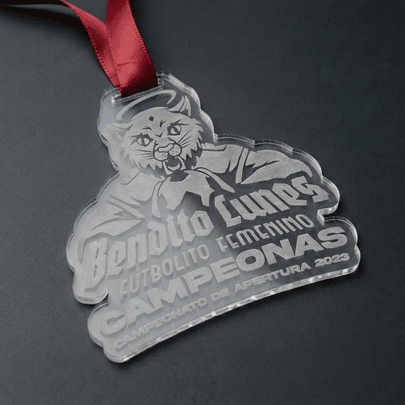 Medalla Forma Personalizada de Acrílico 3