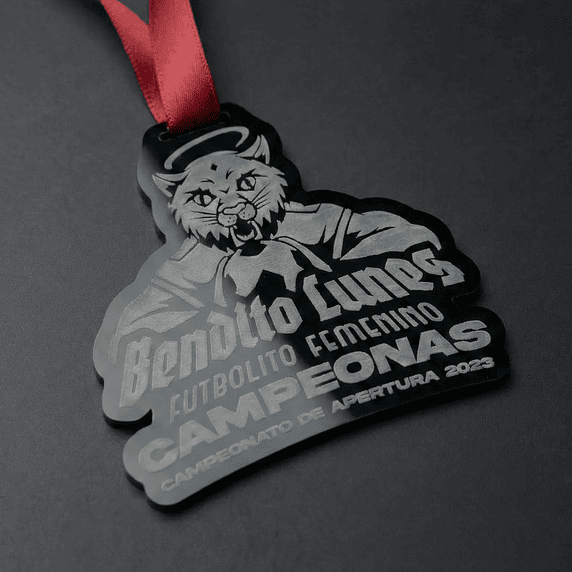 Medalla Forma Personalizada de Acrílico 5