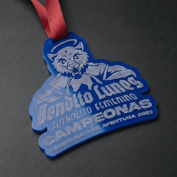 Medalla Forma Personalizada de Acrílico 6