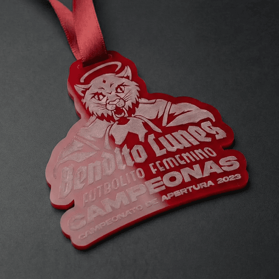 Medalla Forma Personalizada de Acrílico 7