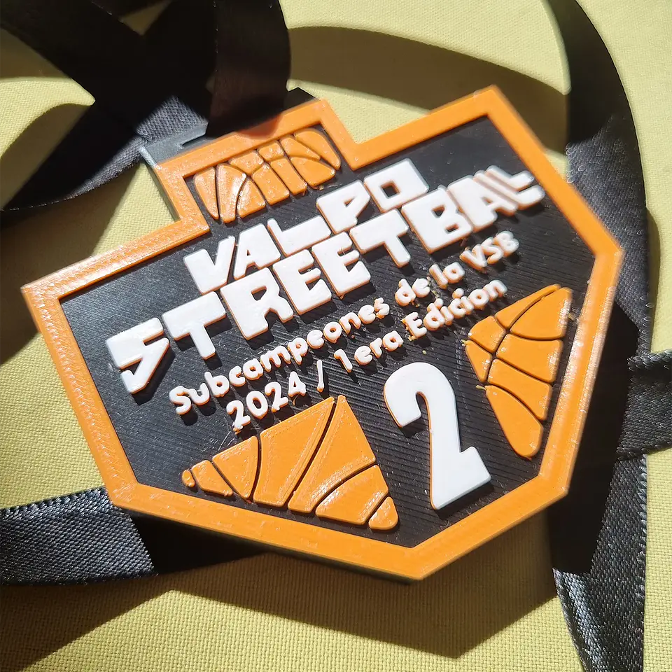 Medalla 3D Personalizada 3