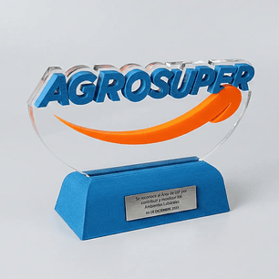 Galardón mixto personalizado