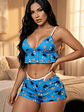 TRIO SEXY PIJAMA ELMO BLUE - Miniatura 3