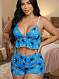 TRIO SEXY PIJAMA ELMO BLUE - Miniatura 1