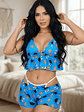 TRIO SEXY PIJAMA ELMO BLUE - Miniatura 5
