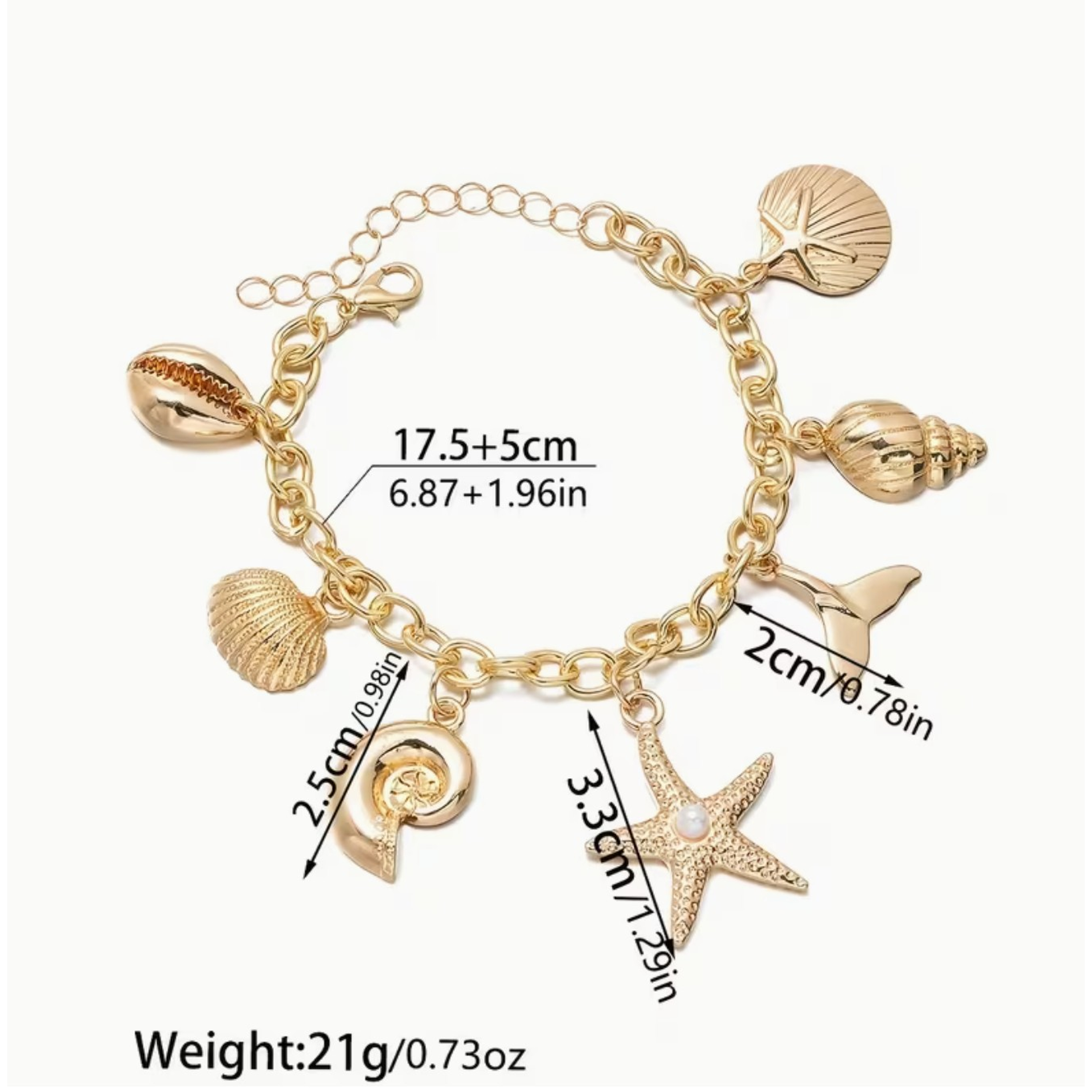 PULSERA VIENTO DE PLAYA, VIENTO DE MAR 18k😍 4