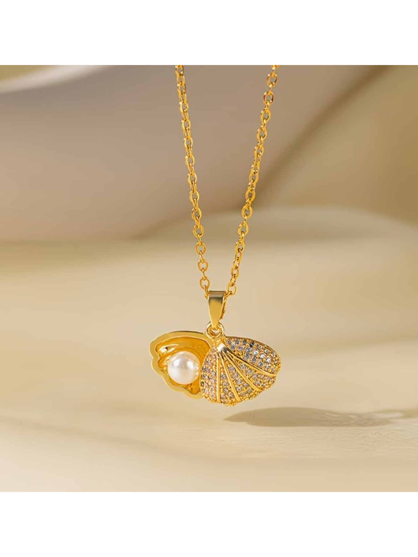 COLLAR  PERLA CONCHA LUXURY 💛 2