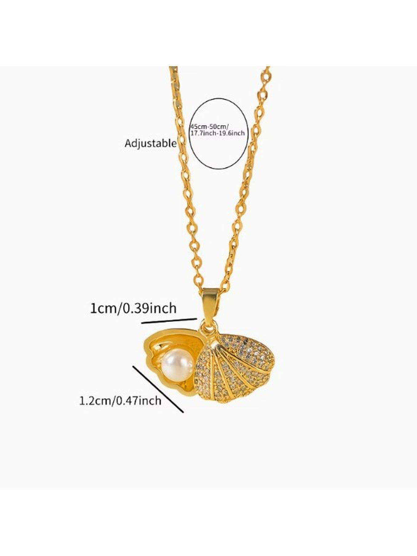 COLLAR  PERLA CONCHA LUXURY 💛 3