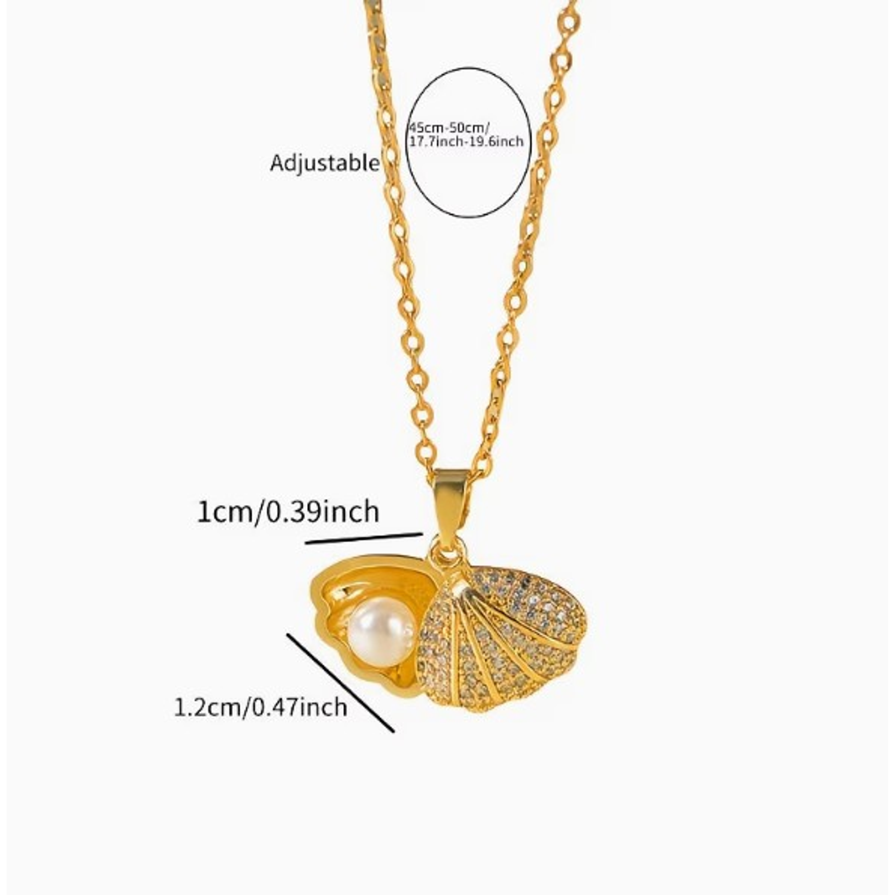 COLLAR  PERLA CONCHA LUXURY 💛 3