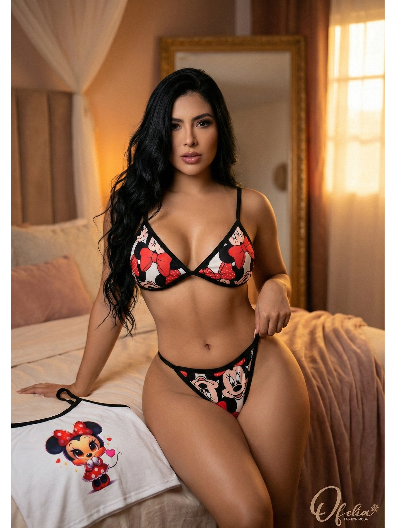 X4 PIJAMA CONJUNTO DULCE MINIE💕 2